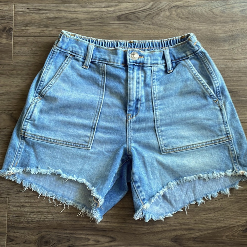 Aerie Cut off Carpenter Shorts Small